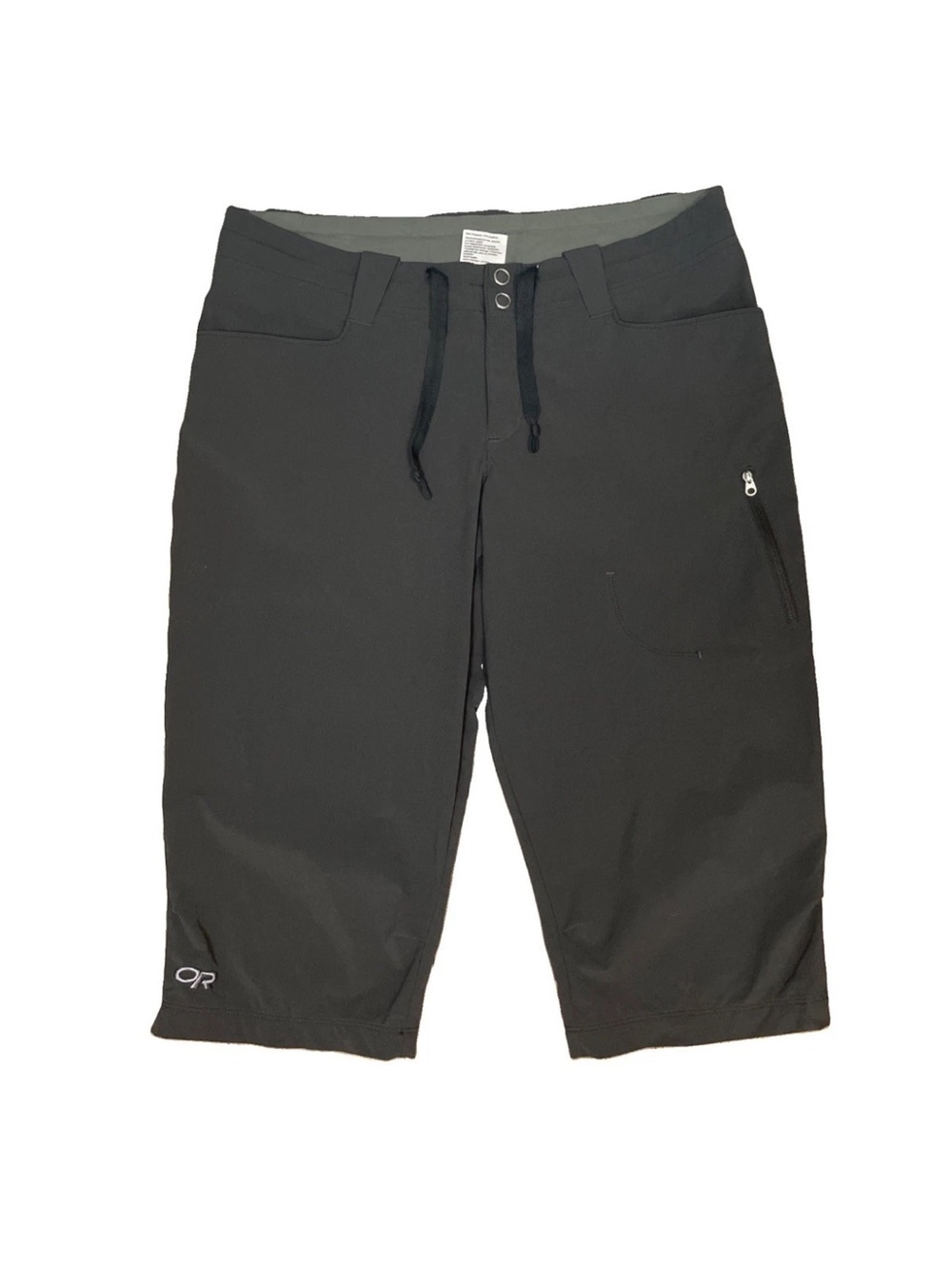 Outdoor Research Women's Ferrosi Capri Pant Black Lightweight Stretch Size 10